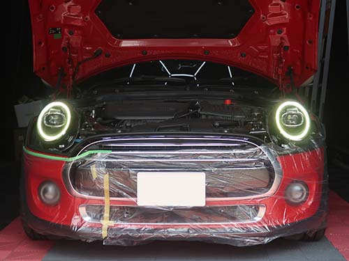 助手席側との発光バランスも揃いました