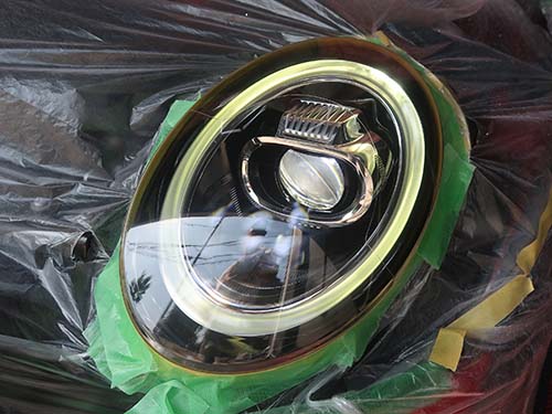 コンパウンドで磨き上げてクリア感のあるレンズへ復元