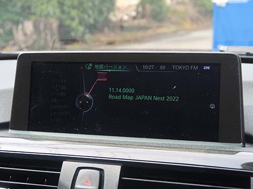 第3世代ナビ iD3 NBTの地図データを、2022年版から2025年版にバージョンアップ