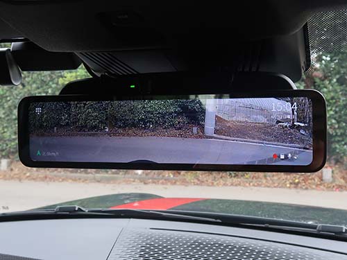 BELLOF製デジタルインナーミラー型ドライブレコーダーを装着