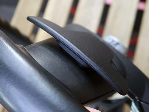 ステアリングを加工してパドルシフトを後付