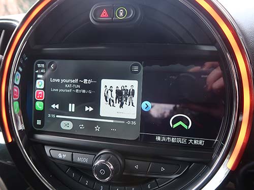 Apple純正マップやGoogleマップ、Spotify、LINEなど対応アプリを純正ディスプレイ上で操作できる