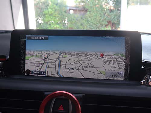 交換後はナビゲーションが正常に起動