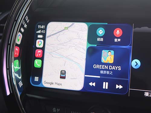 iPhoneを接続してタッチ操作・音声入力（Siri）・地図アプリの動作確認