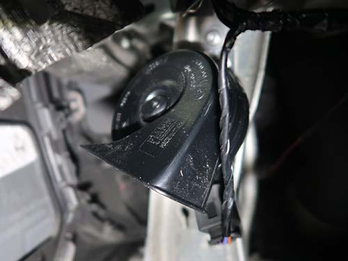 低音ホーン取り付け