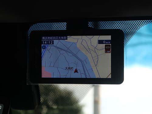 ユピテル製レーザー／レーダー探知機（ZK3100）を取り付け