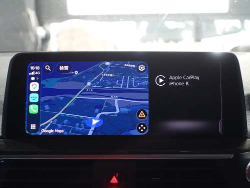 CarPlayの表示は画面の3分の2