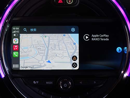 純正Apple CarPlayを有効化