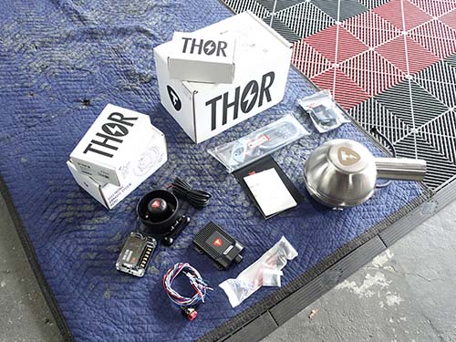 THOR製マフラースピーカー LOUDSPEAKER取付
