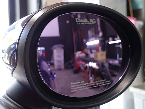 DuellAG製のカラーサイドワイドミラーを取り付け