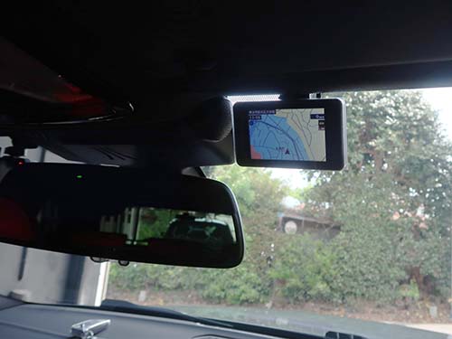 レーダー探知機取付（Yupiteru Z920L）