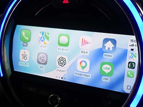 AppleCarPlayインターフェース取付