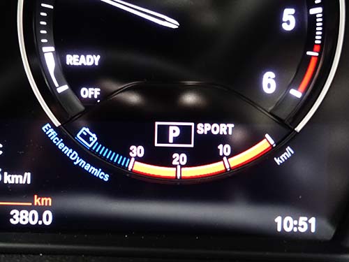 走行モードの前回記憶（SPORT/COMFORT/ECOPRO）