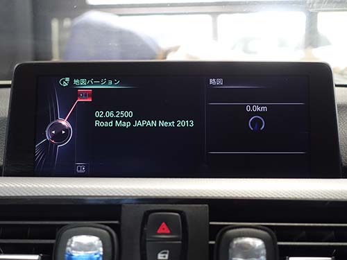 お客様の車両は地図データがNEXT 2013のまま