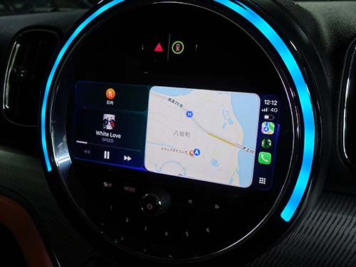 フルスクリーン仕様でApple CarPlayが有効化