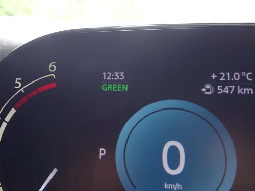 エンジン始動時のデフォルトをGREENモードへ設定