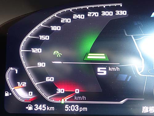 ACC動作初期速度変更 30km/h → 5km/h
