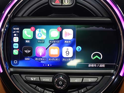 純正AppleCarPlayを有効化