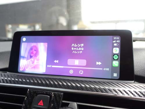 AppleCarPlay対応インターフェース