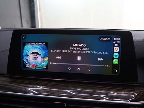 BMW M5(F90)CarPlayのフルスクリーン化