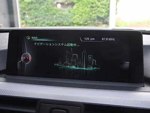 iDriveのHDDナビが起動できない状態