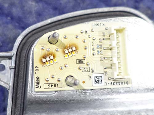 焼損の原因となったLEDモジュールそのものをMINI純正の新品へ交換