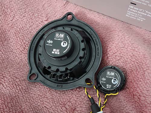 BLAM製のセパレート2wayスピーカー100NS