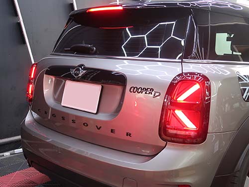 ブラックライン（ユニオンジャック柄LED）テールライトへの交換