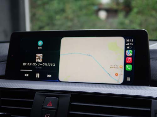 車両から10m程度離れていてもiPhoneと通信ができる