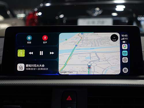 画面全体にCarPlayが表示される