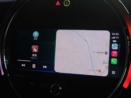 AppleCarPlayフルスクリーン表示化