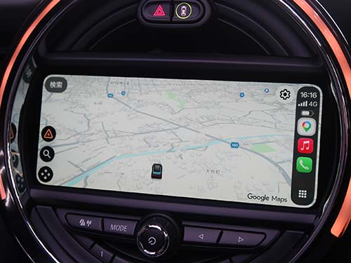 AppleCarPlayフルスクリーン表示化