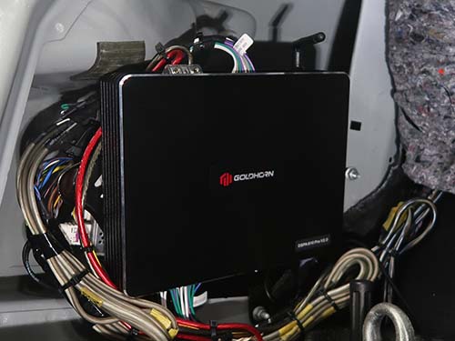 DSP内蔵パワーアンプ GOLDHORN DSPA 810PRO V2.0の取付