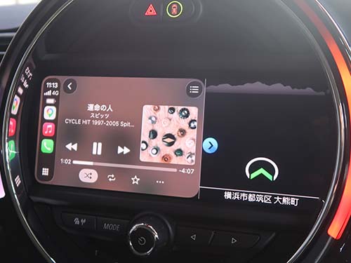 ディスプレイのタッチ操作で利用