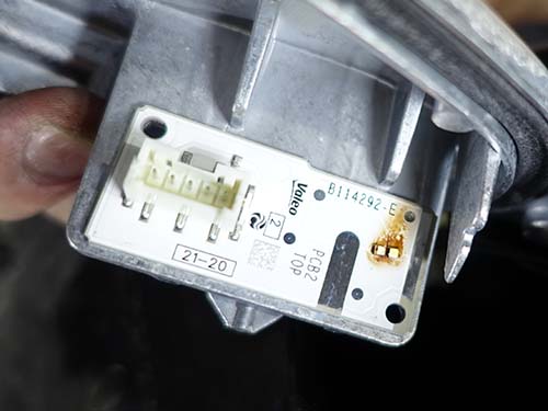 LEDモジュール側にもダメージが確認できました