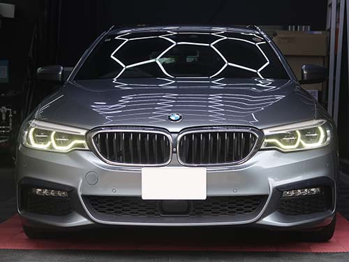 BMW 5シリーズ ツーリングへのデイライトリペア