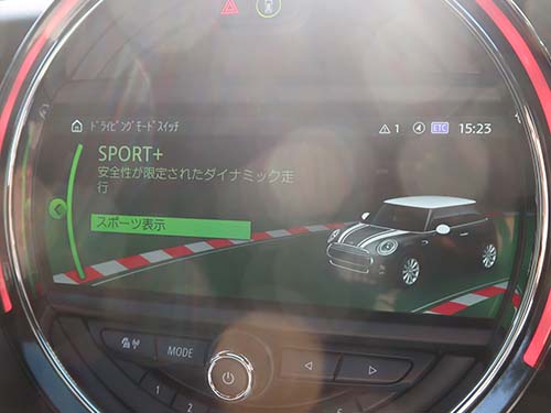 SPORT+モード有効化