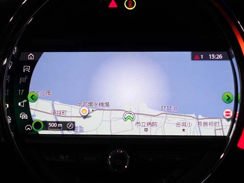 グレーアウトしていた地図が表示される
