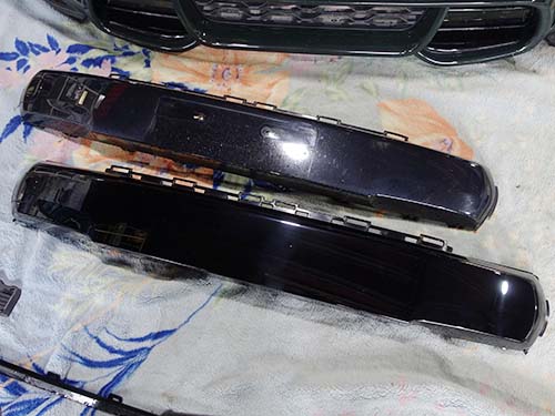 ミニ純正の新品トリムカバーへ交換