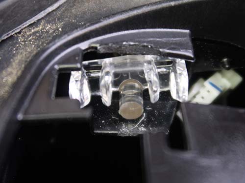 内側デイライトの導光体にも予防処置