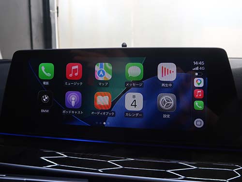 CarPlay のフルスクリーン表示化のコーディング施工