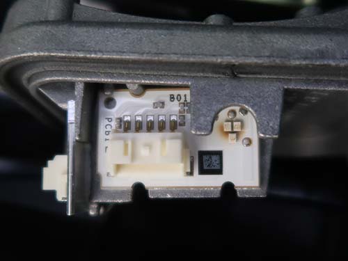 LEDモジュールにもダメージがありました