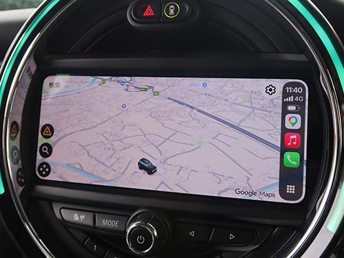 AppleCarPlayフルスクリーン表示化