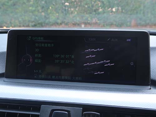 GPS情報を受信して地図上に自車位置が表示されるか確認