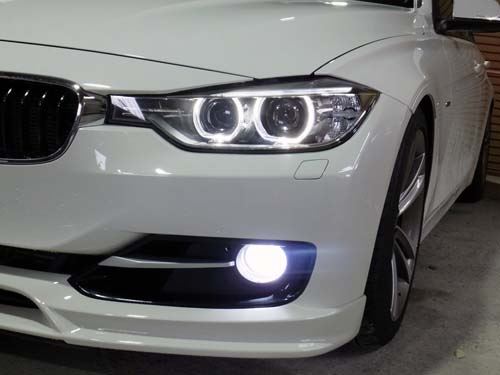 BMW 3シリーズ(F30) LEDフォグ&LEDライト装着とコーディング施工 - BMW
