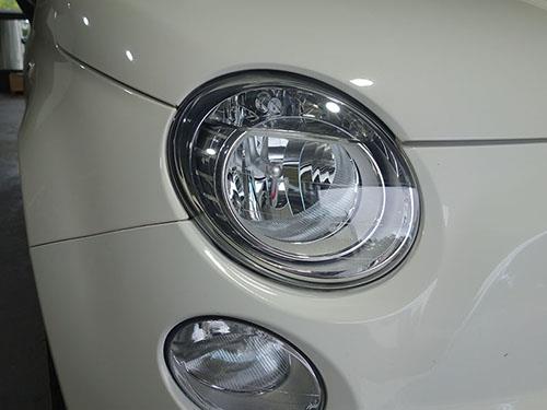 FIAT 500 ヘッドライト用LEDバルブ装着 - BMW & MINI カスタム 専門店 ライコウ [ RAIKO ]