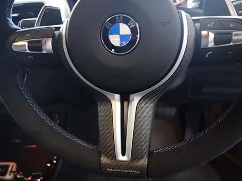 BMW X1(F48) アルカンターラステアリング/M2パフォーマンス用カーボン