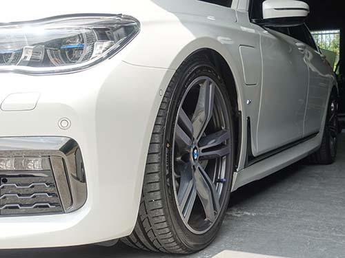 BMW 7シリーズ(G11) エアサス車高ローダウンとコーディング施工 