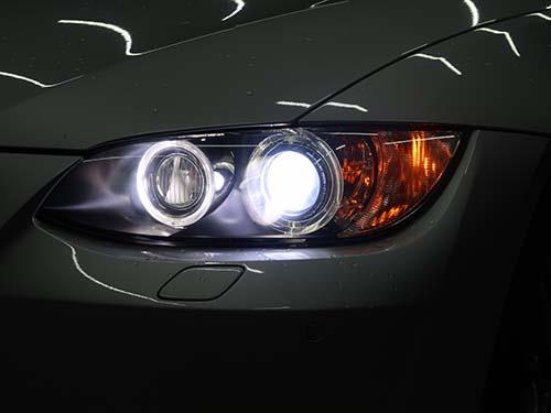 BMW 3シリーズE ヘッドライト用HIDバルブ交換&エンジェルアイ用LED