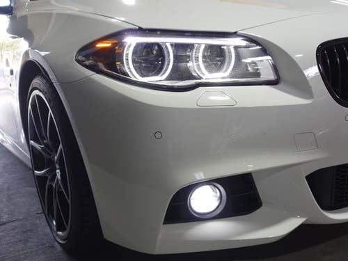 BMW 5シリーズ(F11) LEDルームライトセット装着&LEDバルブ装着と